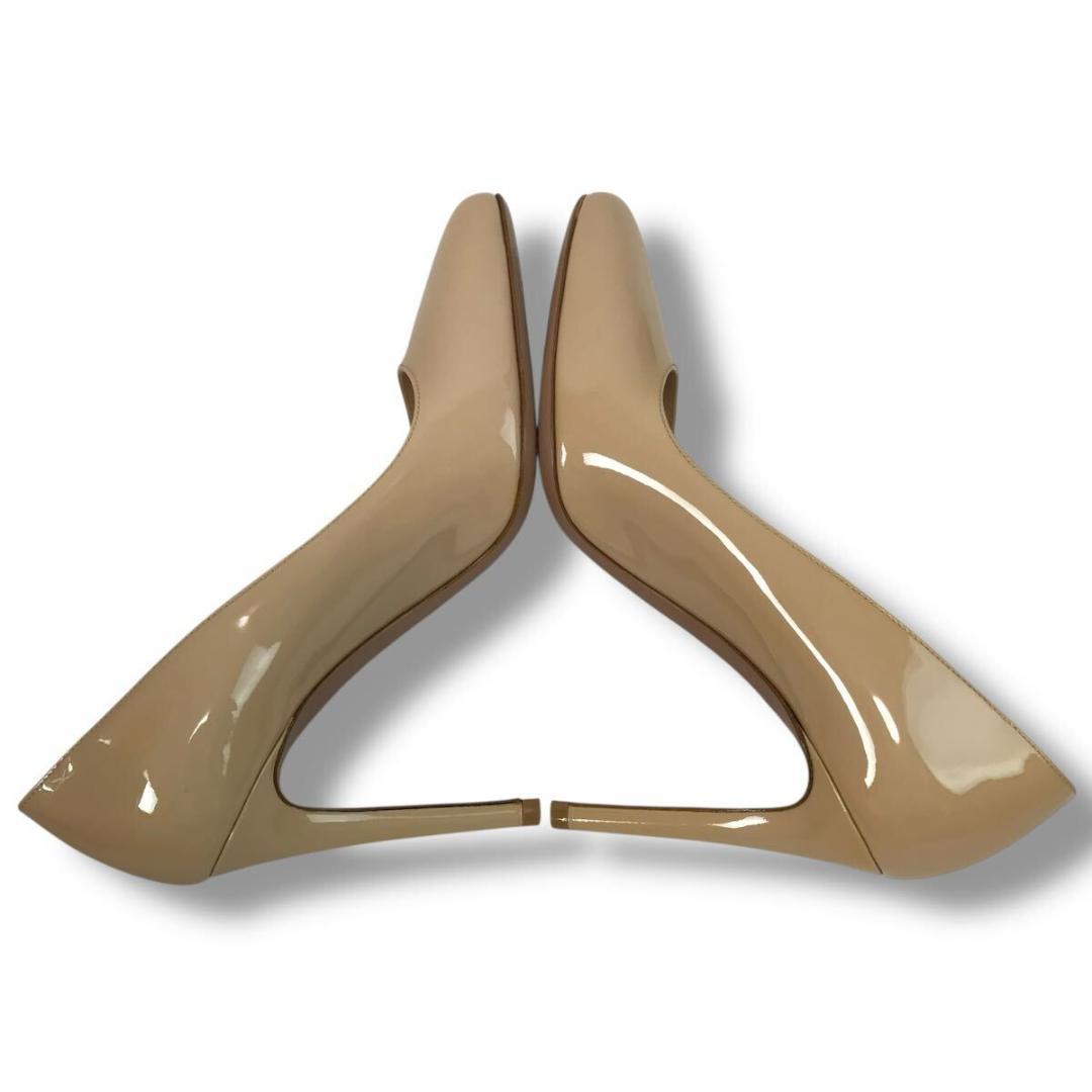 正規品 PRADA プラダ パテントレザー パンプス ハイヒール ベージュ