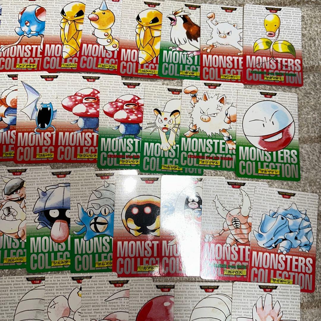 ポケモン バンダイ 1996 カードダス　まとめ売り　64枚セット