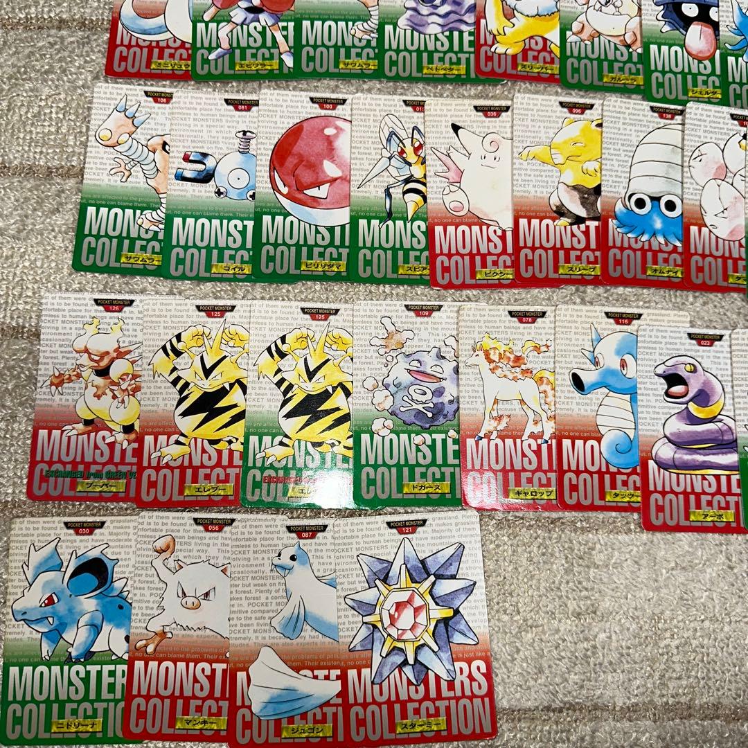 ポケモン バンダイ 1996 カードダス　まとめ売り　64枚セット