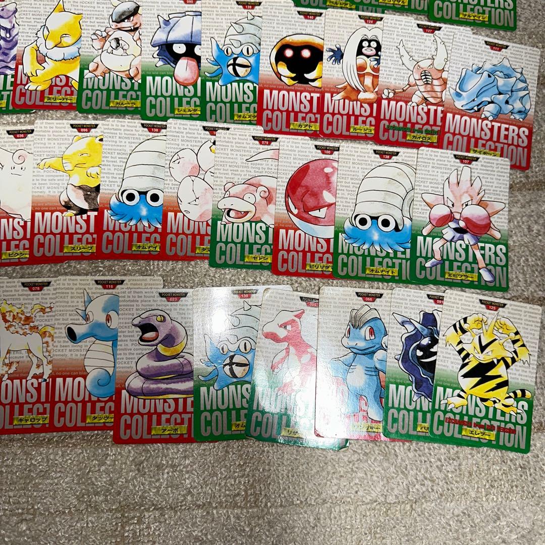 ポケモン バンダイ 1996 カードダス　まとめ売り　64枚セット