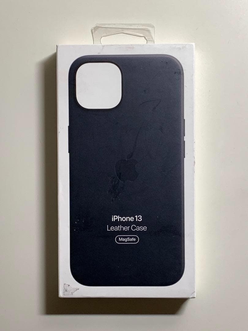 【美品】純正 iPhone 13 レザーケース・ミッドナイト③