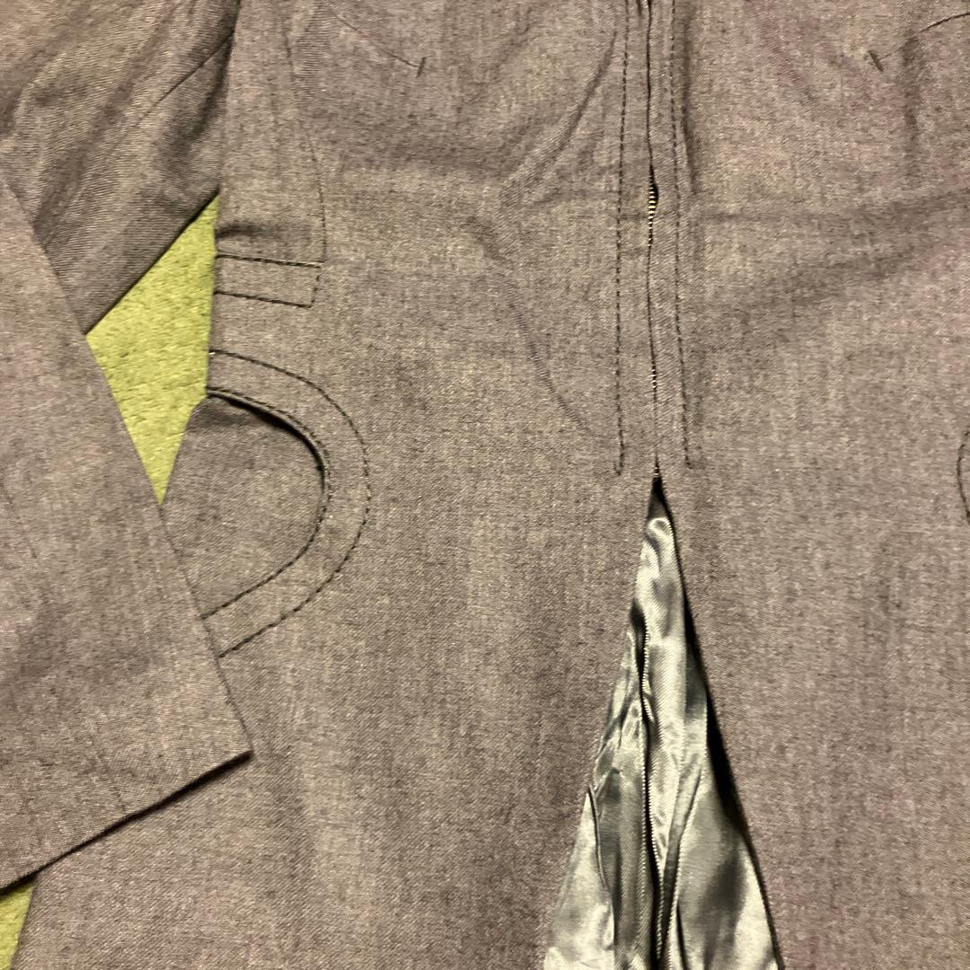 ダークビッケンバーググレーパンツスーツ美品