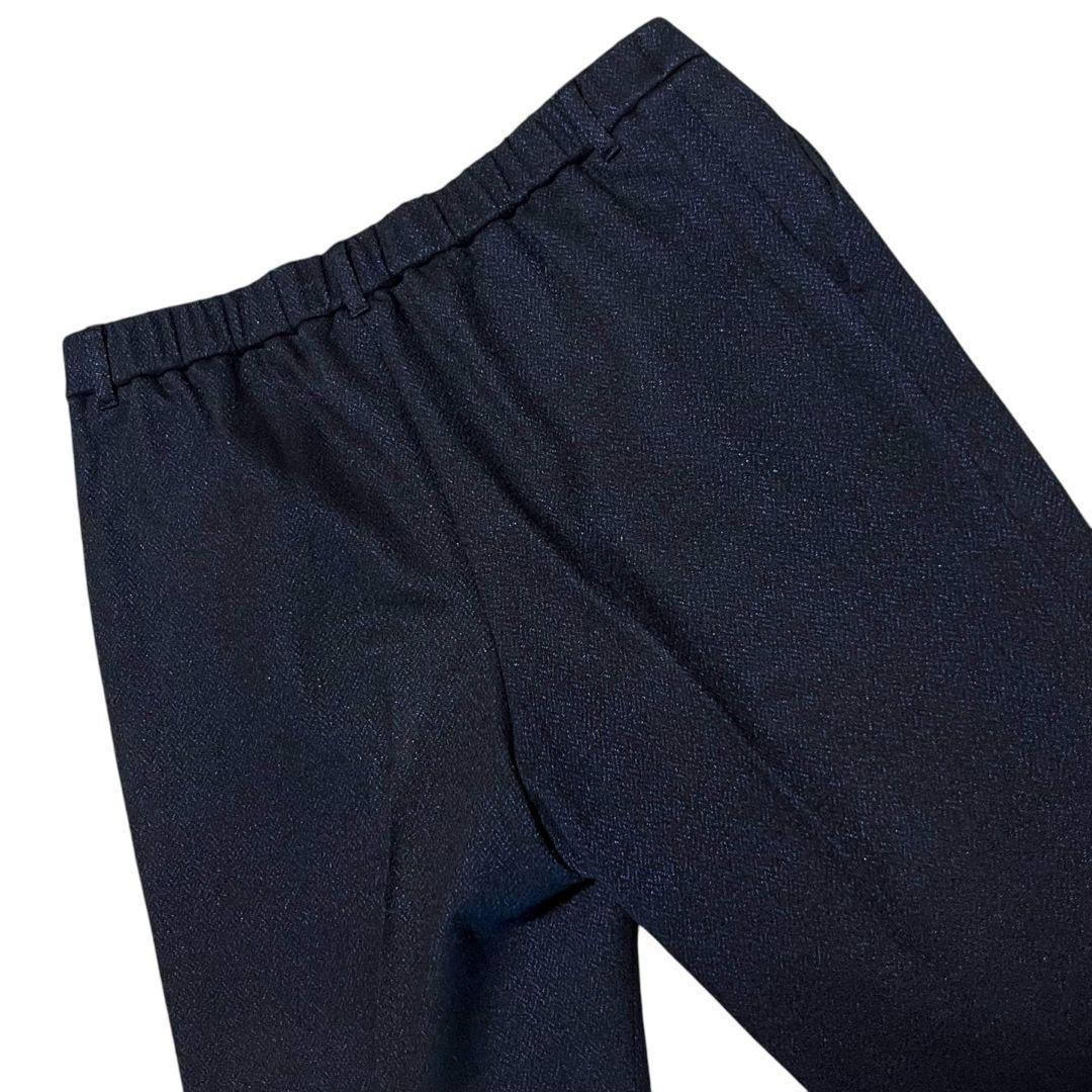 【大きいサイズ】【44】INDIVI ノーカラー パンツスーツセットアップ