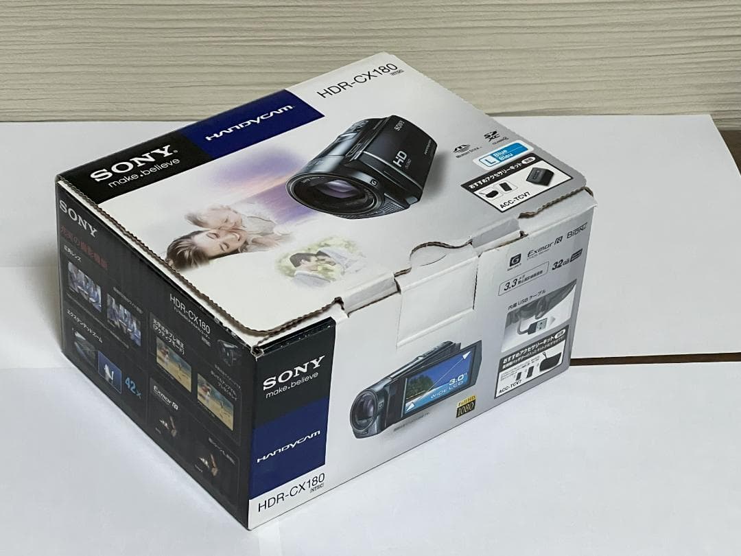 SONY ビデオレコーダー HDR-CX180　高容量バッテリーや三脚も付けます