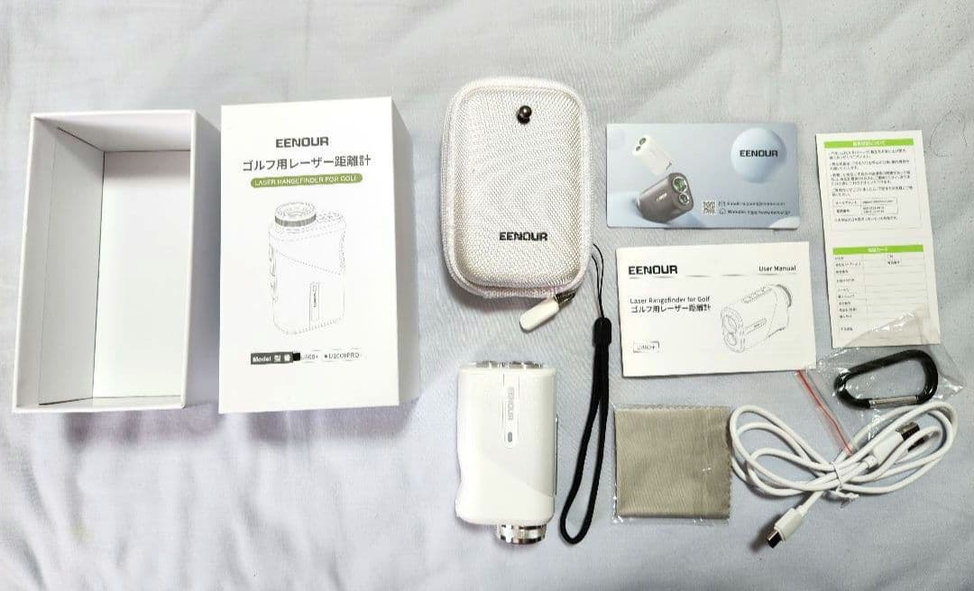 U800+ EENOUR ゴルフレーザー距離計 ホワイト