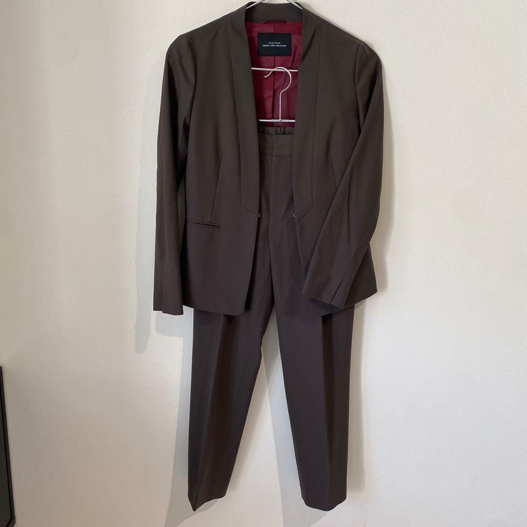 【美品】ユナイテッドアローズ セットアップスーツ ブラウン / 36