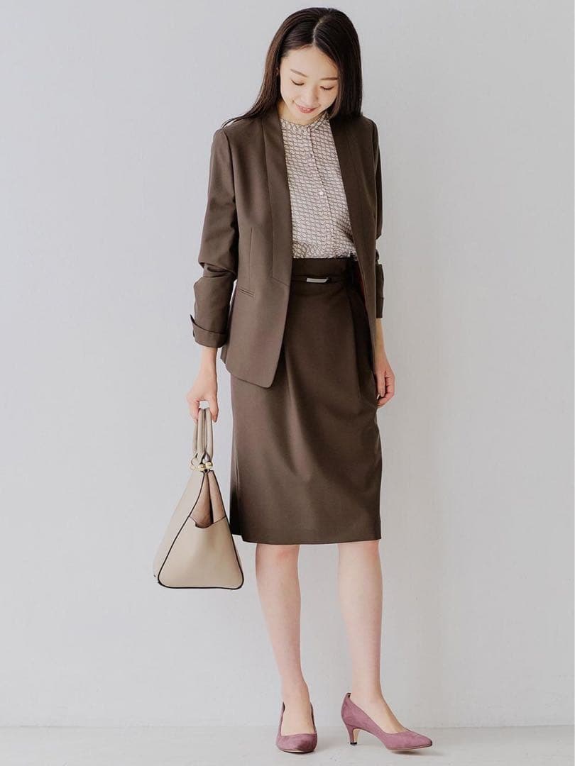 【美品】ユナイテッドアローズ セットアップスーツ ブラウン / 36