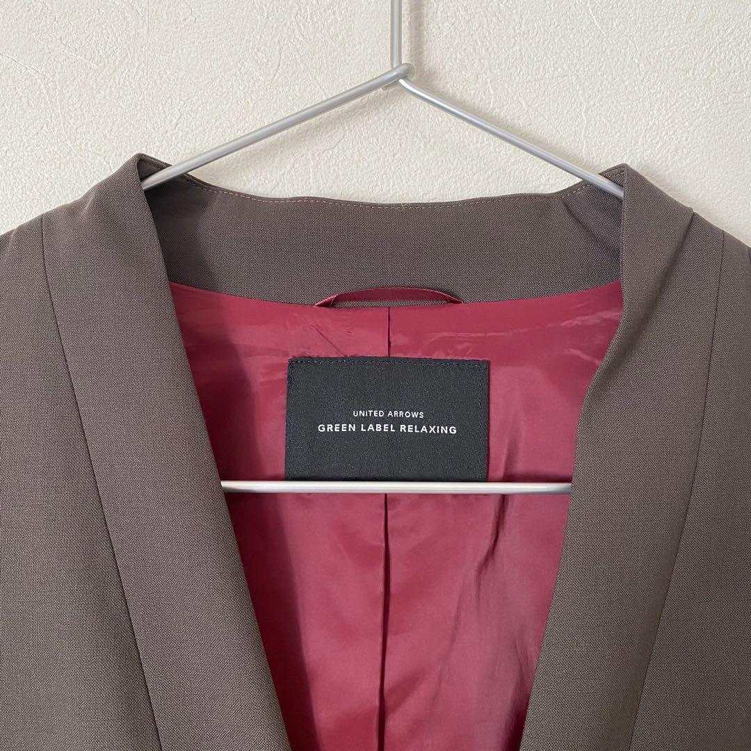 【美品】ユナイテッドアローズ セットアップスーツ ブラウン / 36