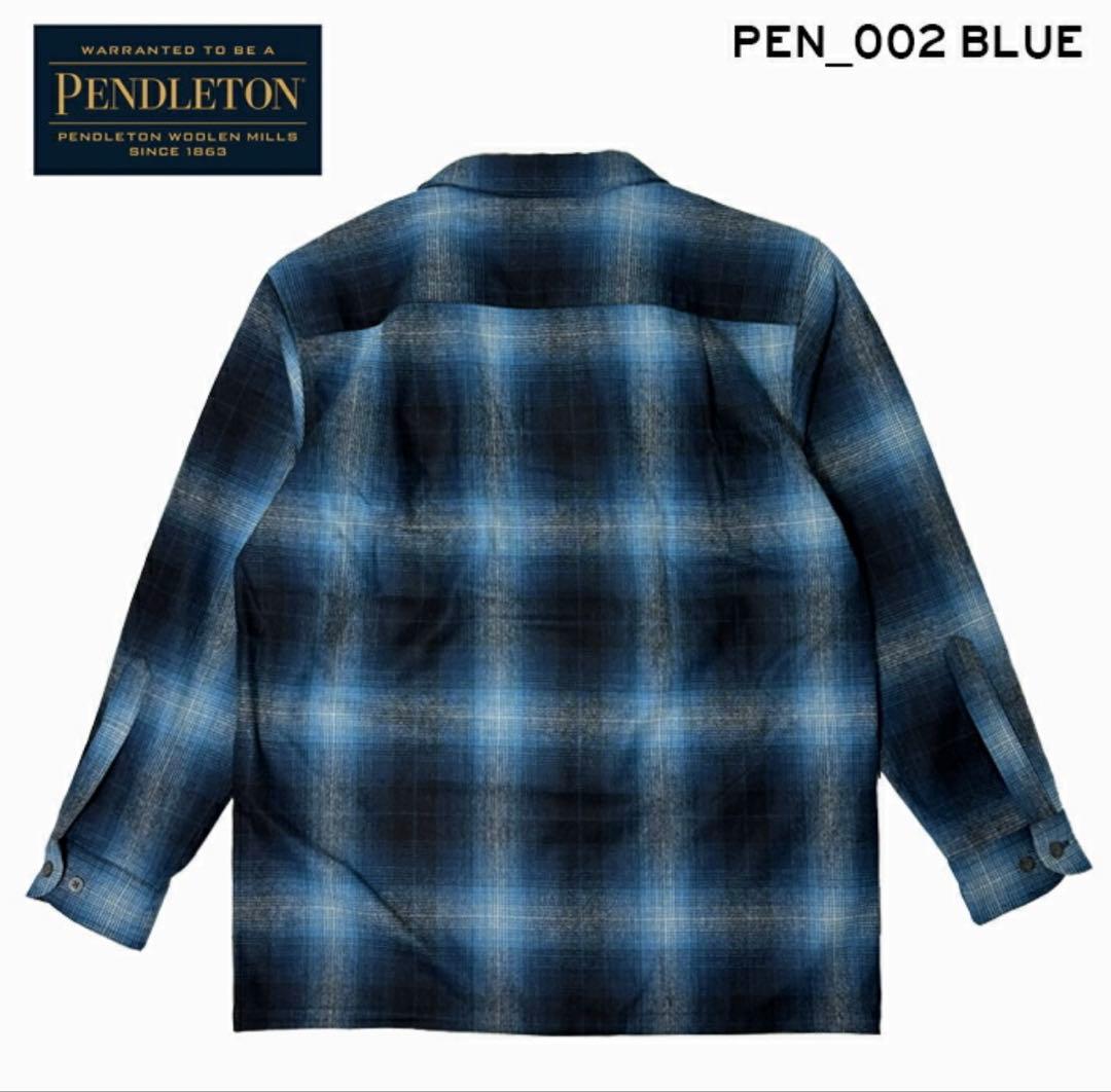 Pendleton Board Shirt XL 青系チェック
