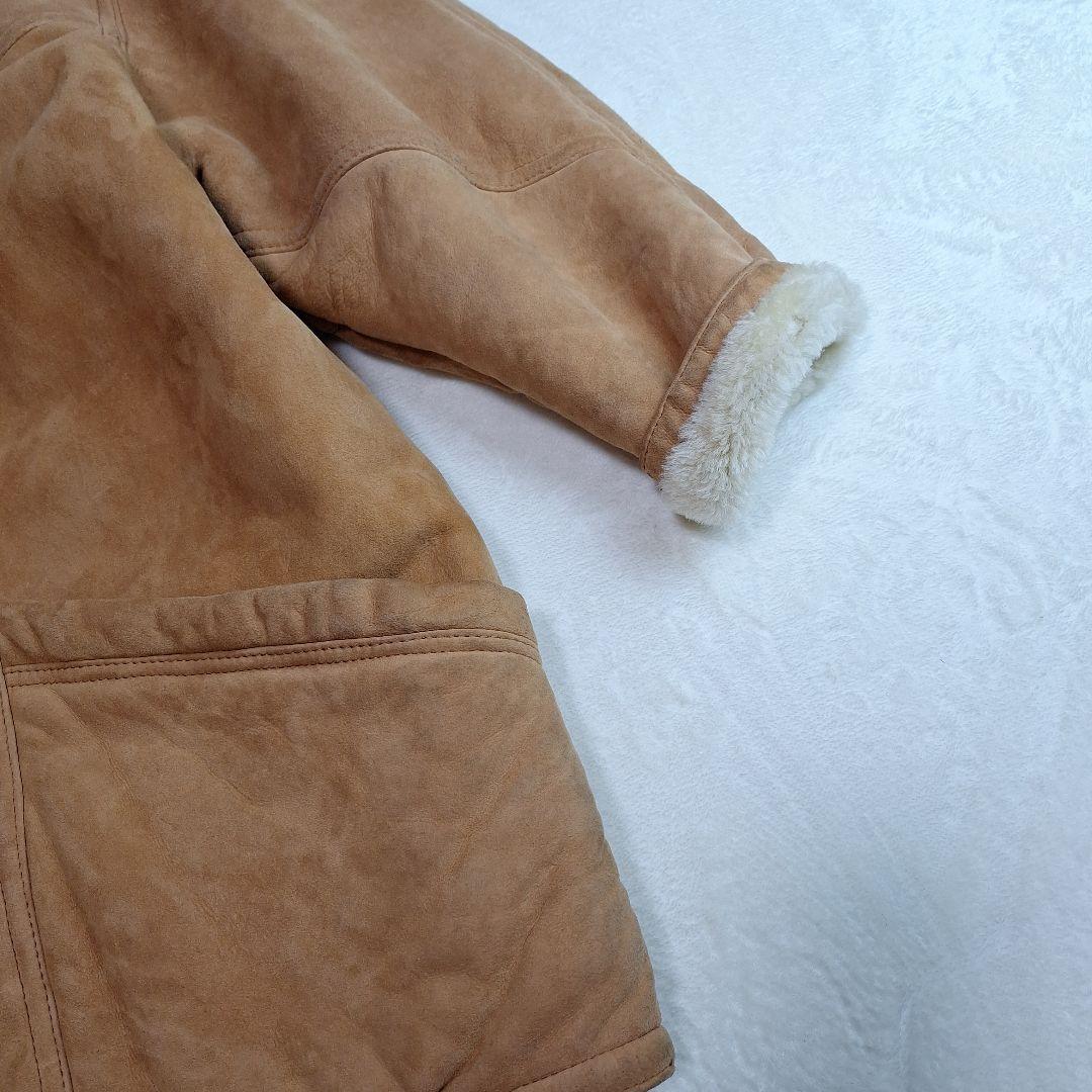 イタリア製✨ムートンコート　リアルレザー　裏ボア　サイズ50