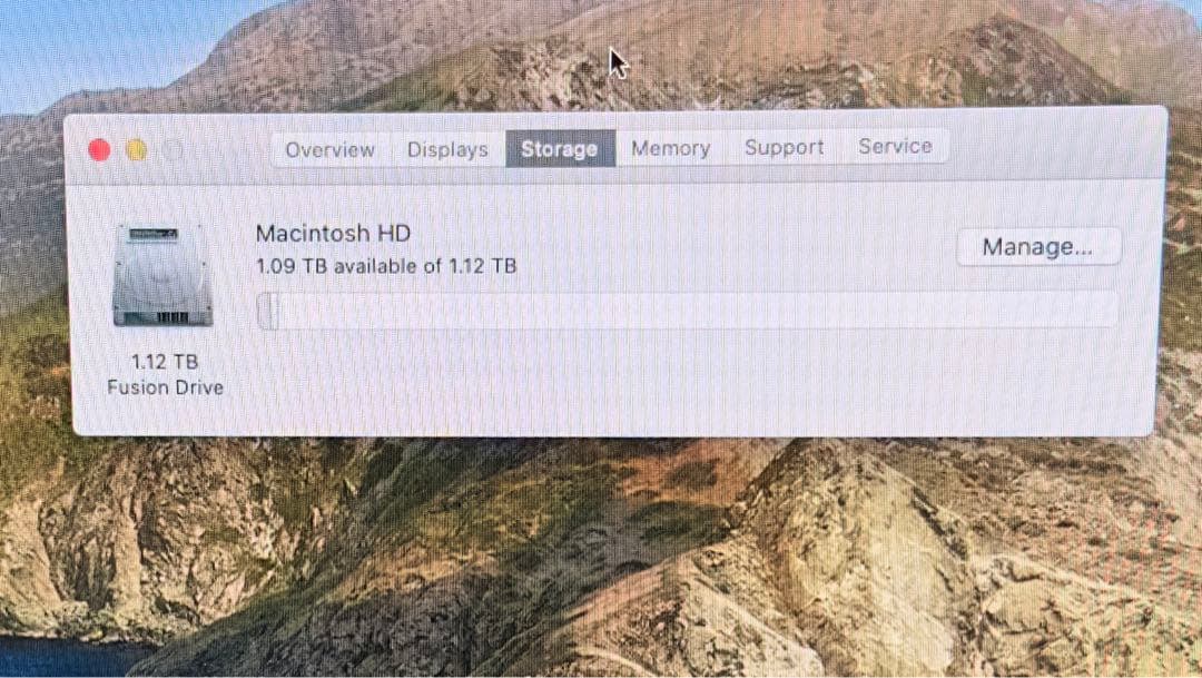 Macデスクトップ iMac 21.5inch i7 8GB 1.12TB fusion 2013