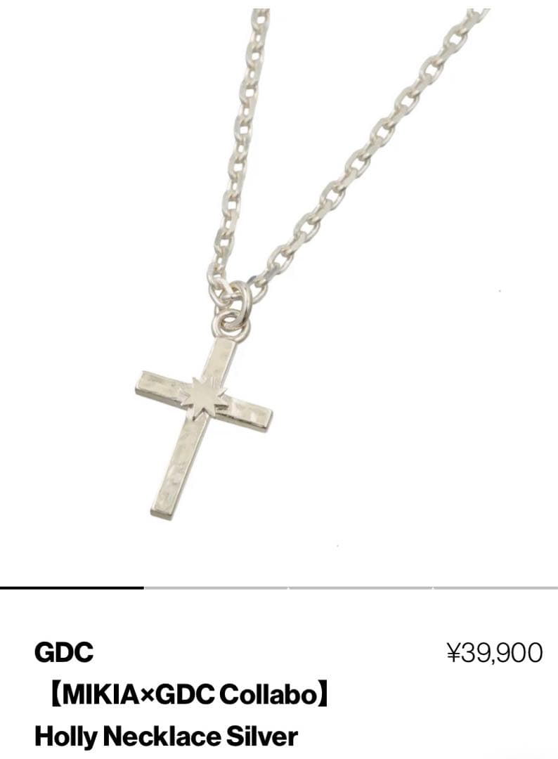 アクセサリー MIKIAxGDC collabo holly necklace
