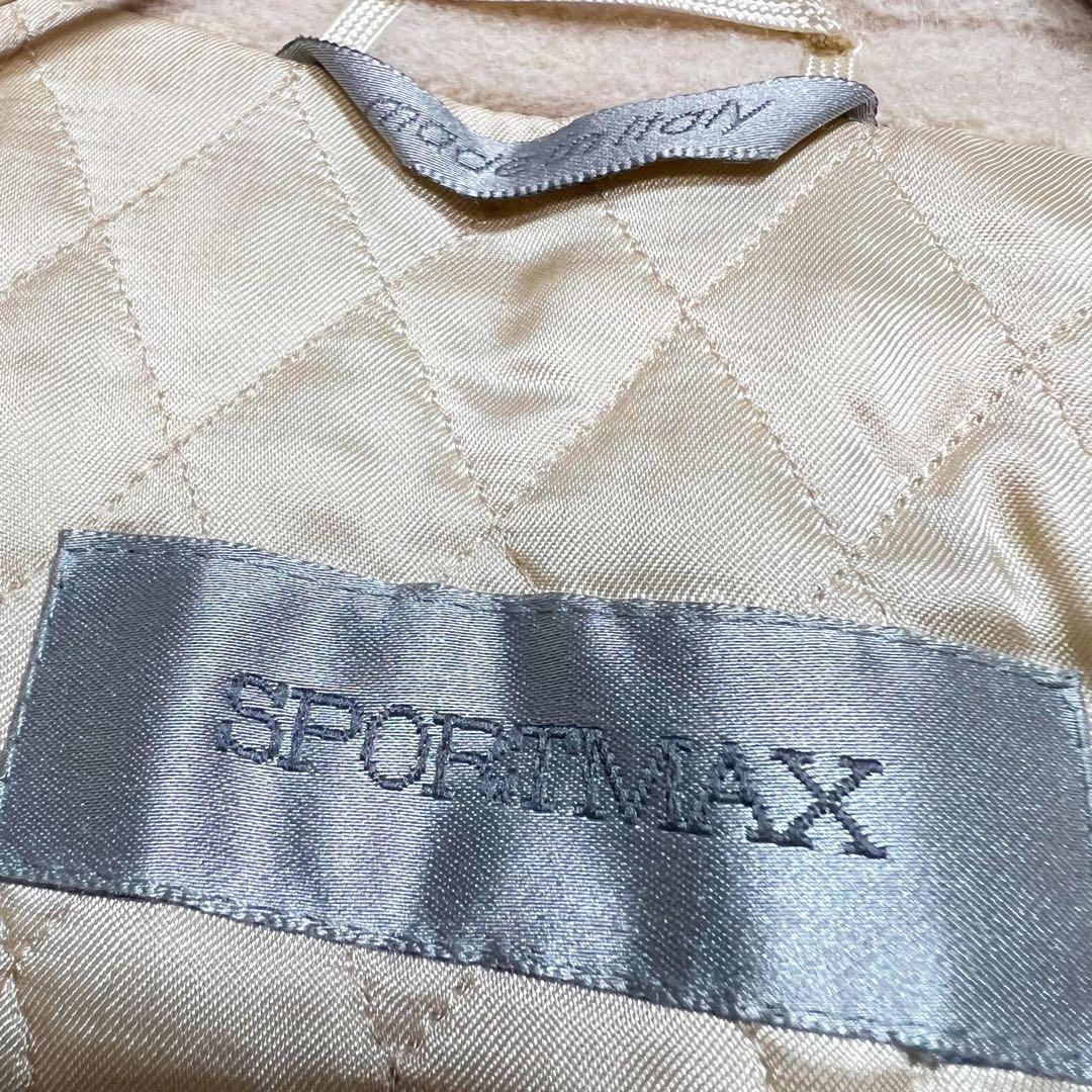MaxMara SPORT MAX カシミヤ アンゴラ チェスターコート L相当