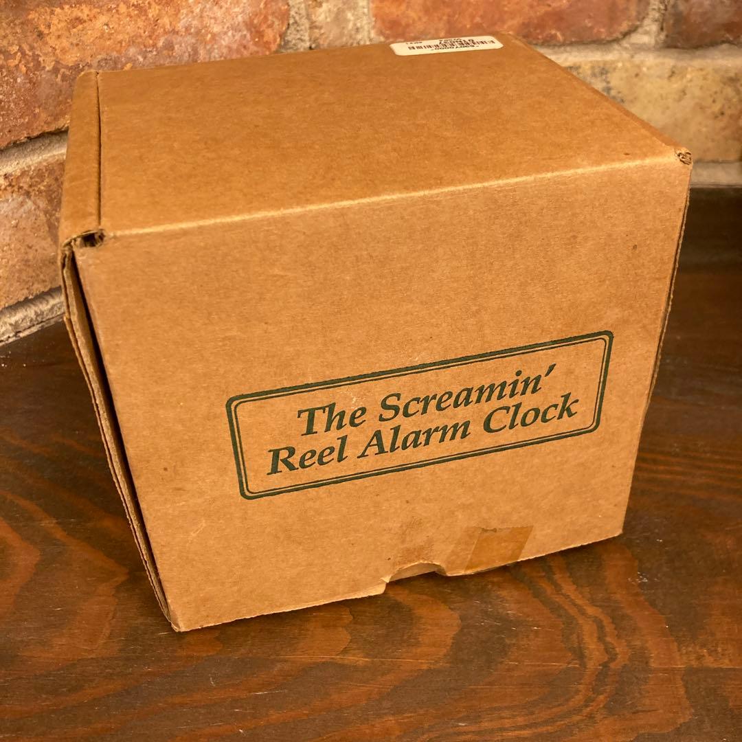 1994s 未使用Orvis FLYリール型置時計 アラーム機能付き