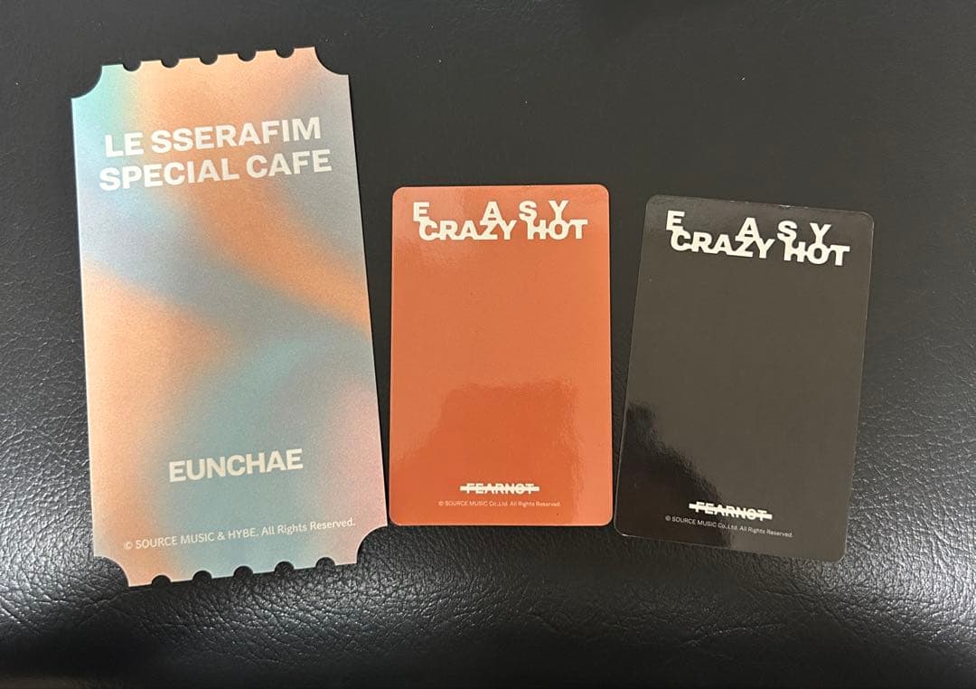 LE SSERAFIMトレカ3枚　（新規入会限定SAKURA）