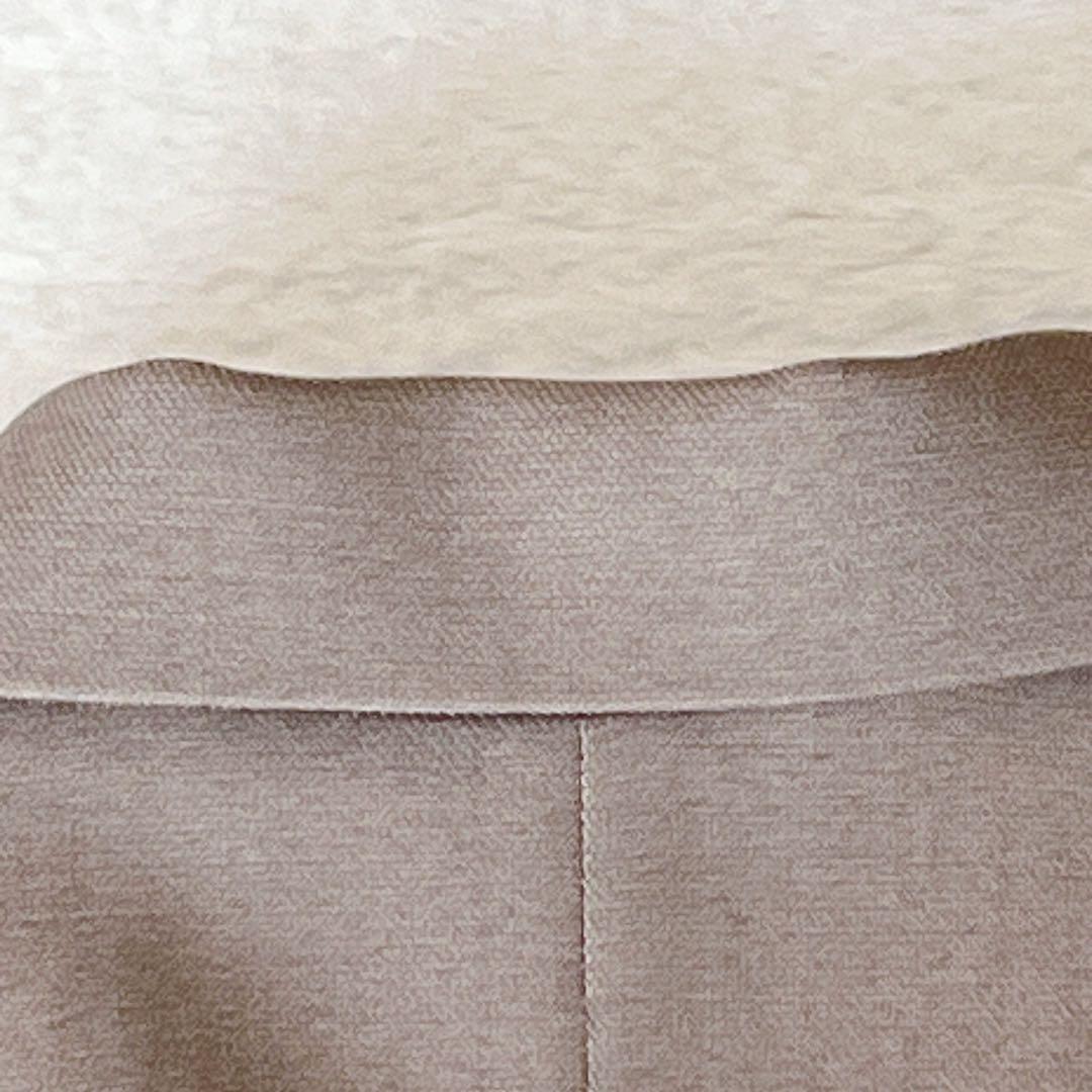 未使用級✨インディヴィ パンツスーツ セットアップ　ベージュ　Mサイズ　洗える