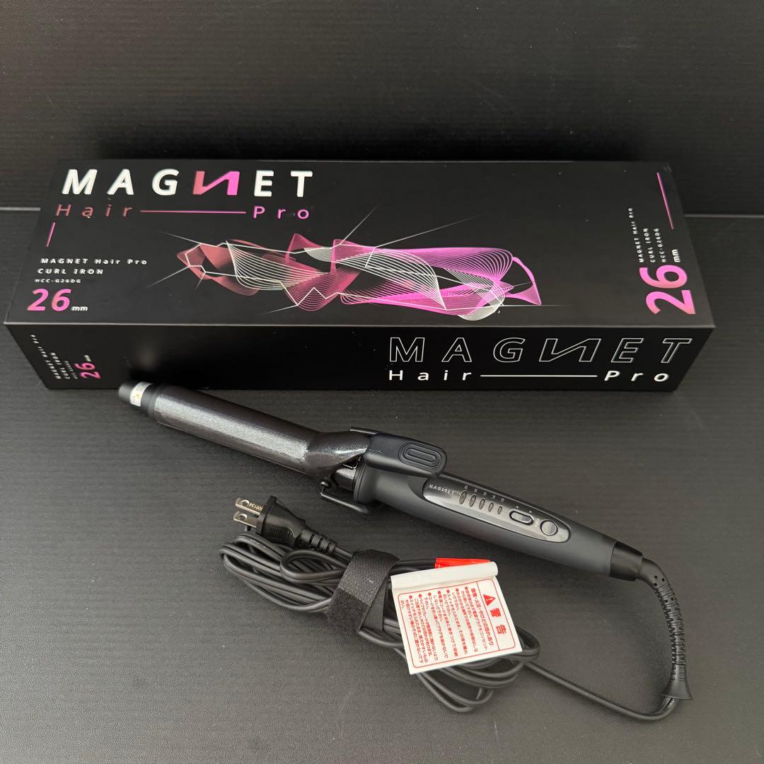 【未使用に近い】クレイツ マグネットヘアプロ コテ 26mm