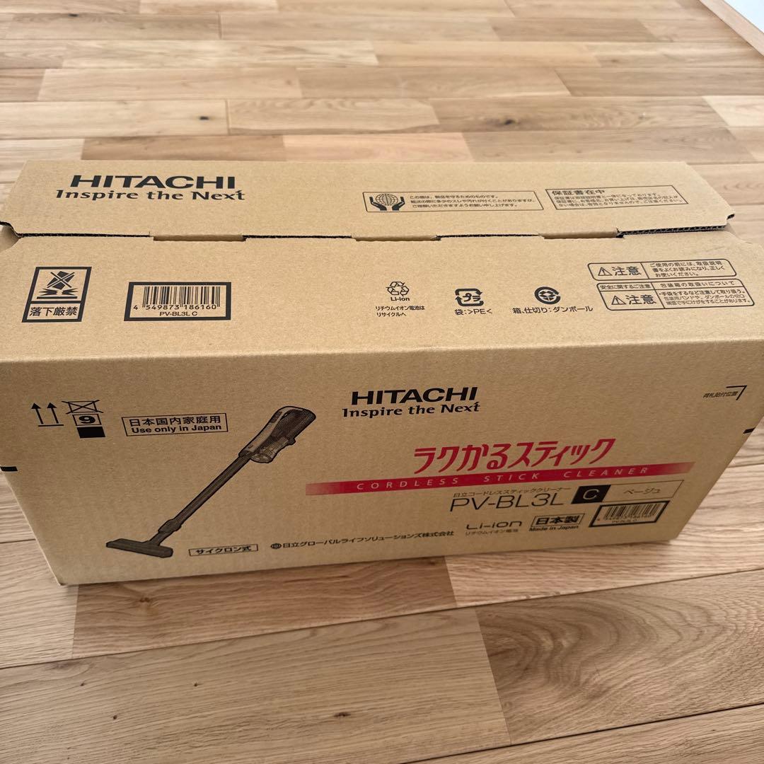 HITACHI 掃除機　スティッククリーナー PV-BL3L