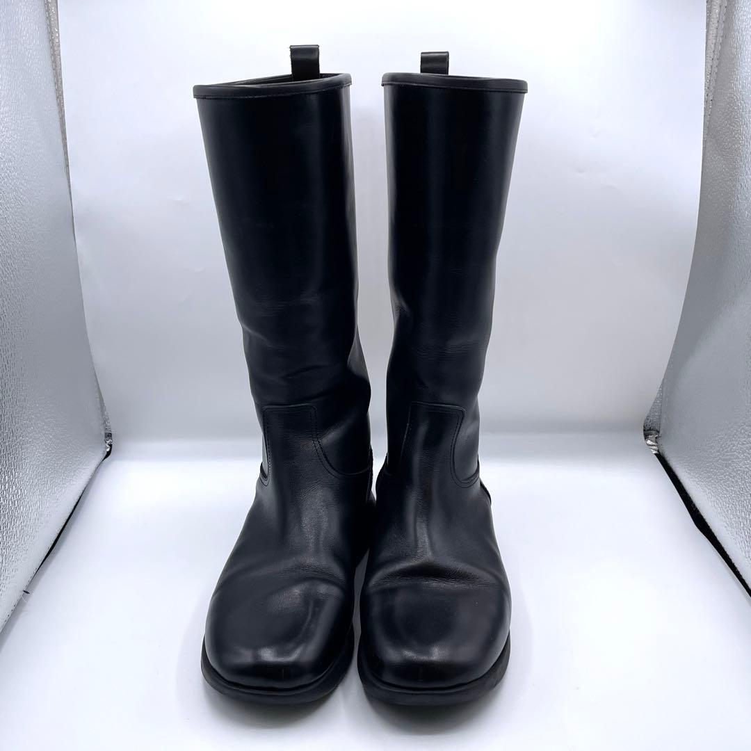 バーバリー【24】 BURBERRY ジョッキーブーツ/レザー✨ラウンドトゥ