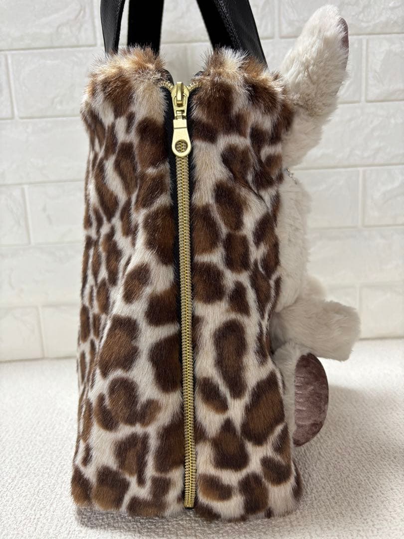 う*ん様 コヤンイサムチョン　サイドファスナーバッグ　サンダーちゃん　ヒョウ柄