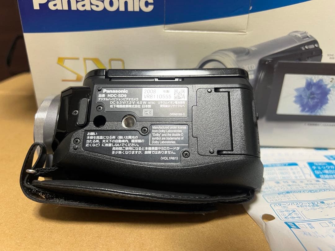 Panasonic HDC-SD9-S ビデオカメラ 本体