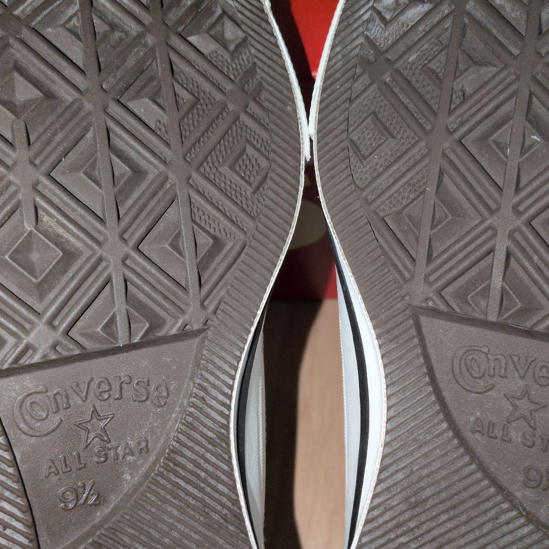 【US9.5】ワンスター　　白×黒　レザー　one star ALL STAR