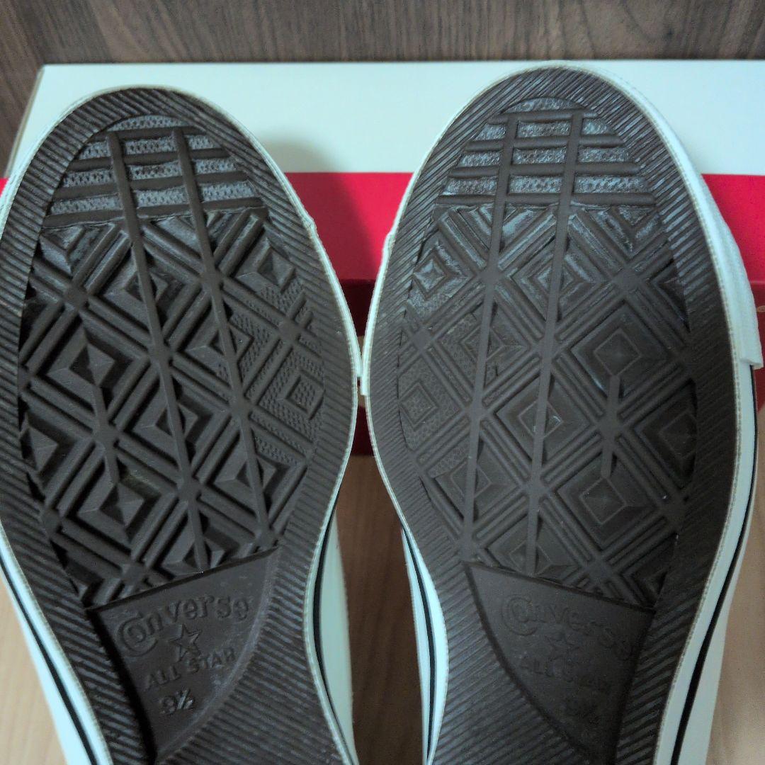 【US9.5】ワンスター　　白×黒　レザー　one star ALL STAR