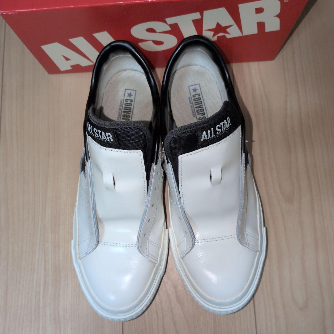 【US9.5】ワンスター　　白×黒　レザー　one star ALL STAR