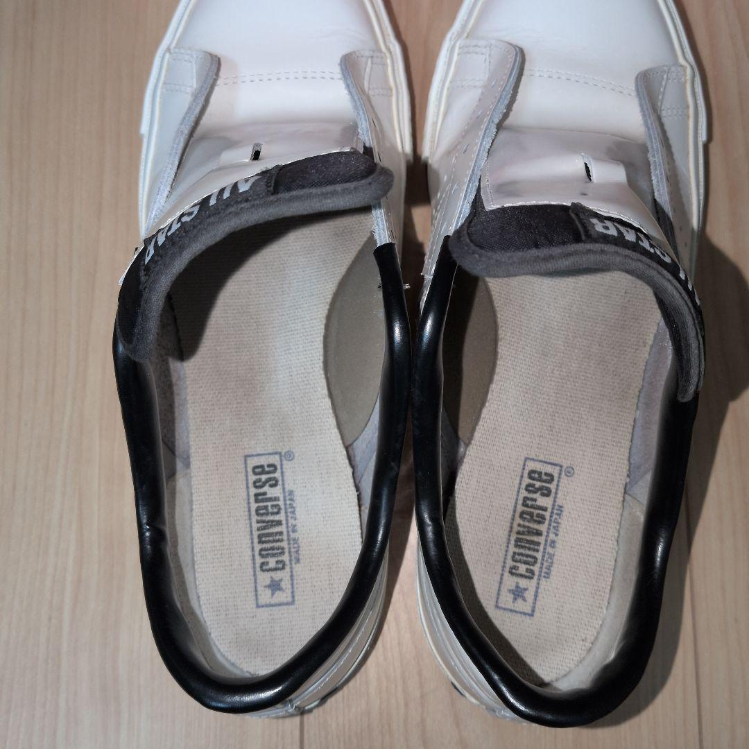 【US9.5】ワンスター　　白×黒　レザー　one star ALL STAR