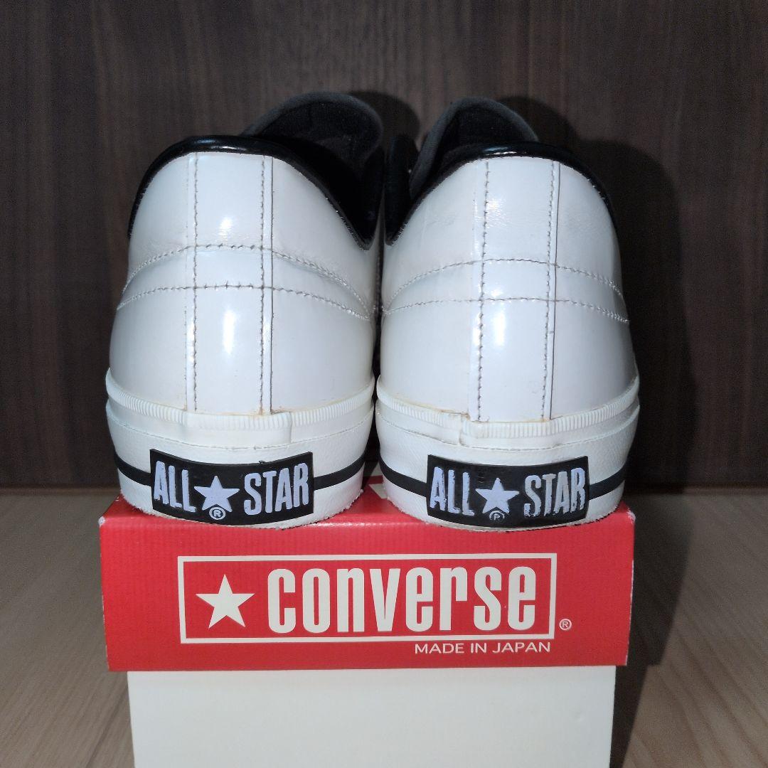 【US9.5】ワンスター　　白×黒　レザー　one star ALL STAR