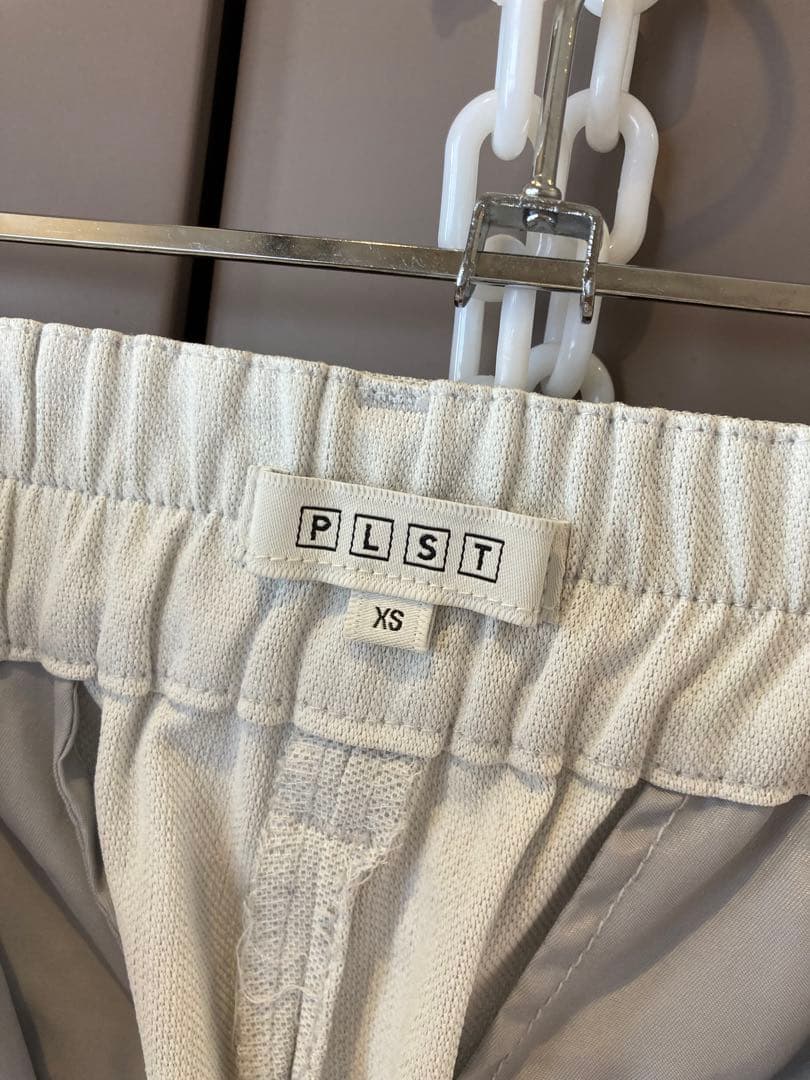 プラステ　リネンブレンドワイドパンツ　パンツスーツ　セットアップ　グレー　￼￼￼