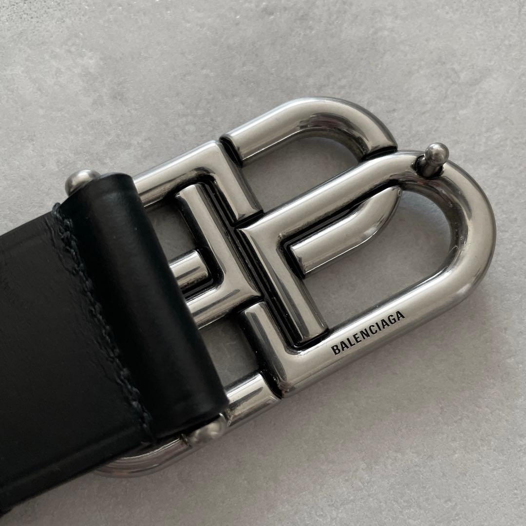 BALENCIAGA BB ベルト 75 BBシグネチャーロゴ