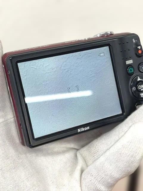 Nikon COOLPIX L26 レッド 稼働品 コンパクトデジカメ 電池付き
