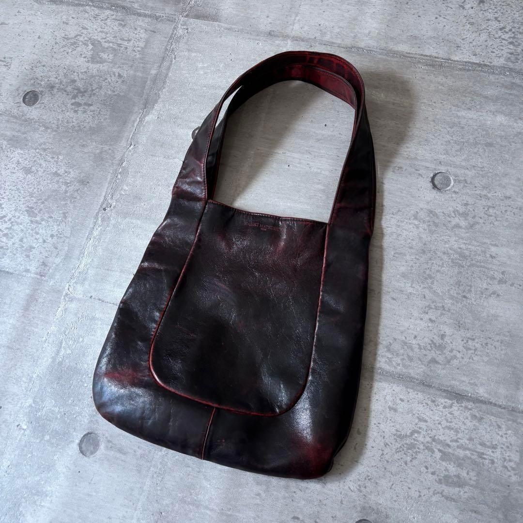 バッグ 00s masaki matsushima leather bag y2k