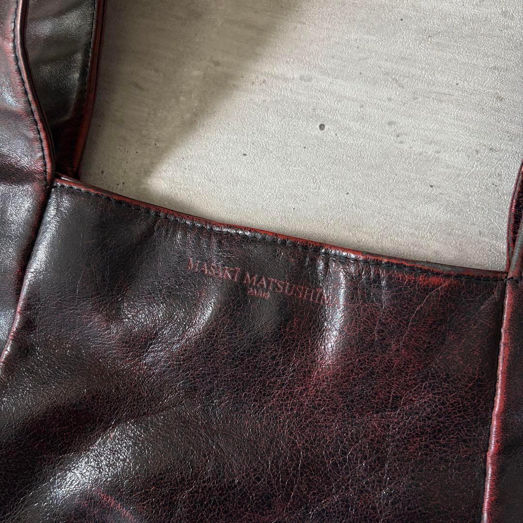 バッグ 00s masaki matsushima leather bag y2k
