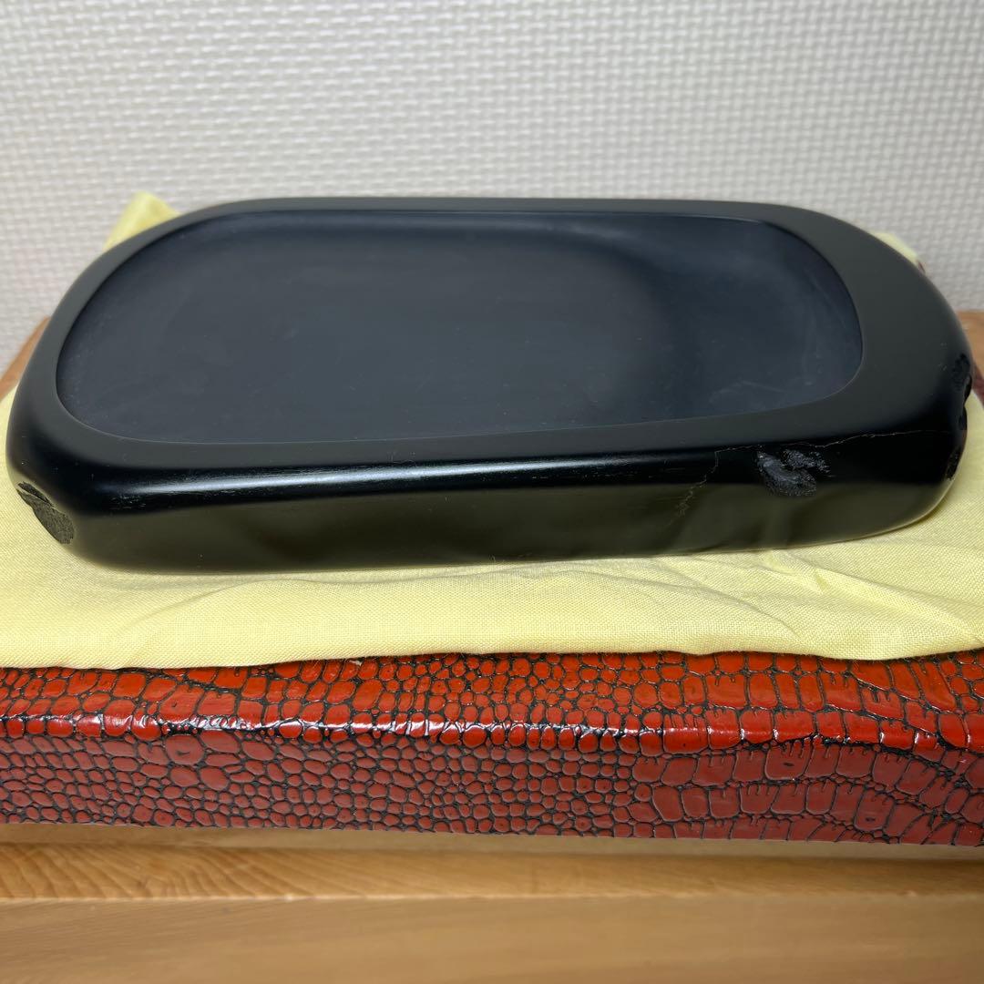⭕️希少　高価　新品美品　鍋倉山龍渓硯　清泉堂　三代目　深澤秀教　大型な硯