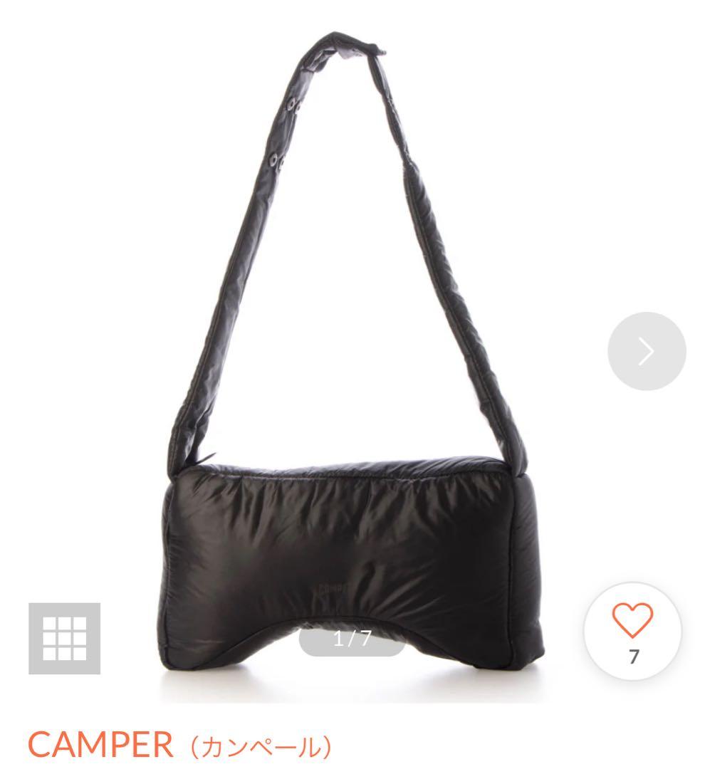 CAMPER ブラック ショルダーバッグ