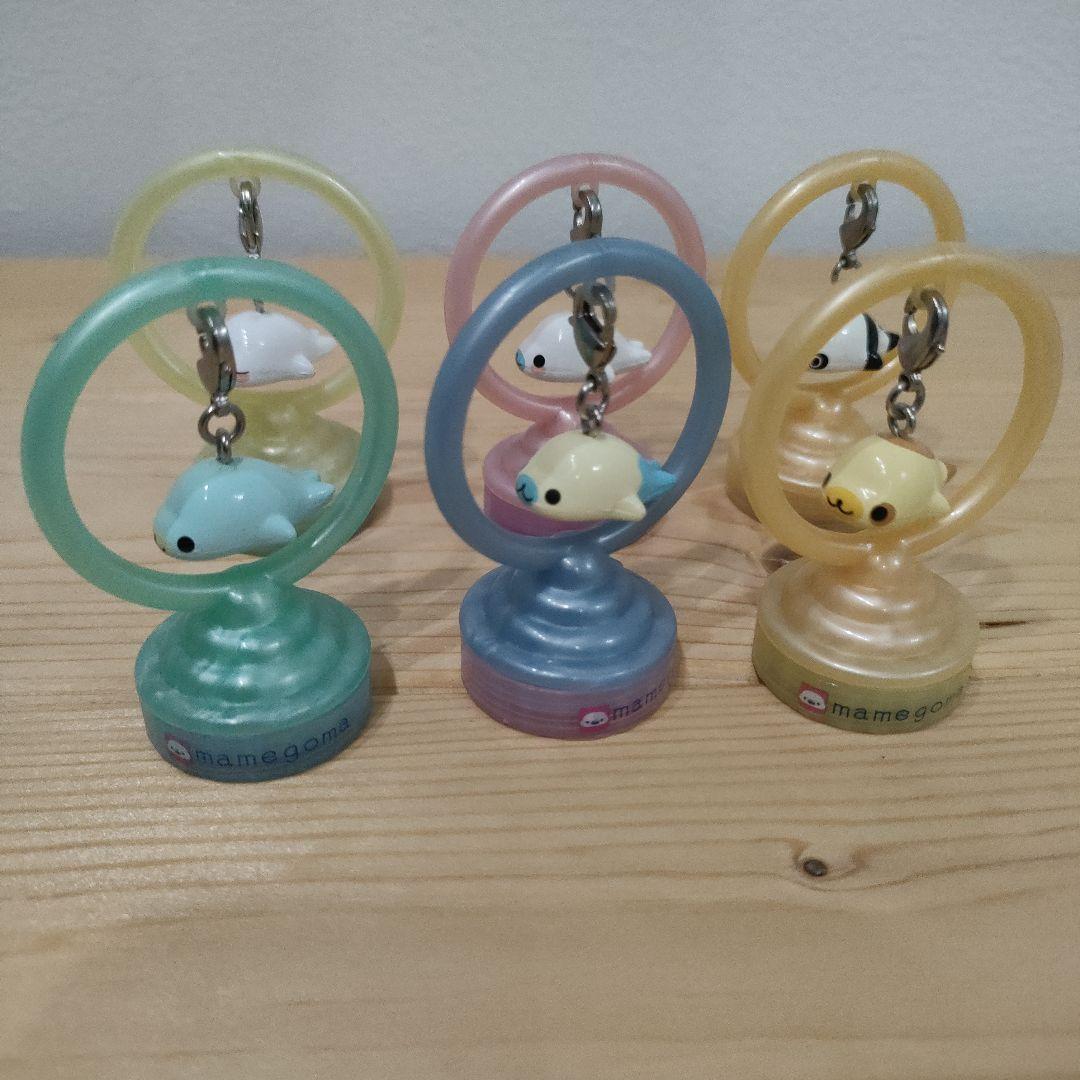 サンエックス　まめゴマ　マスコット付きスタンプ