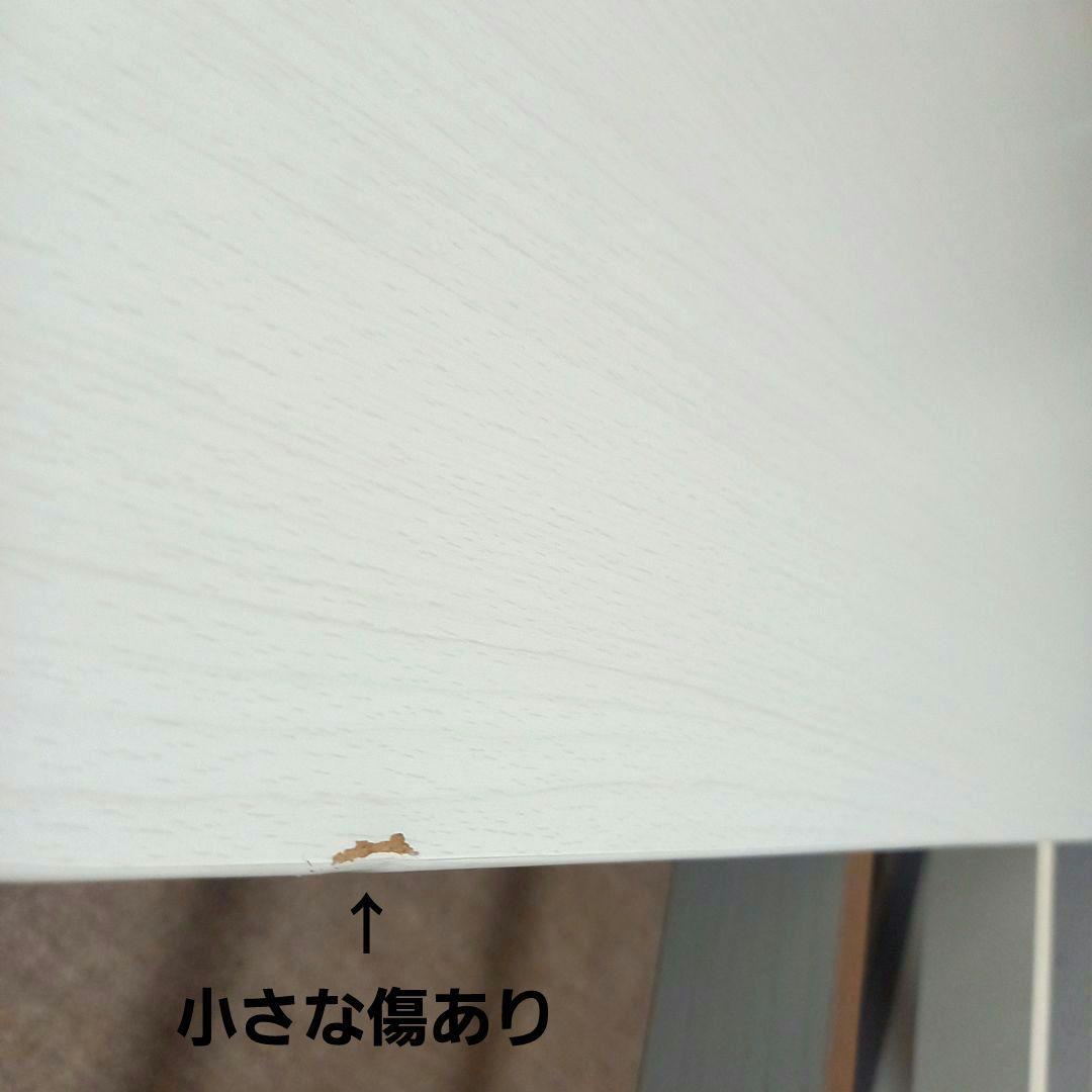 ニトリ　リビングこたつ　テーブル　長方形　120×75×38cm　ホワイト　木製