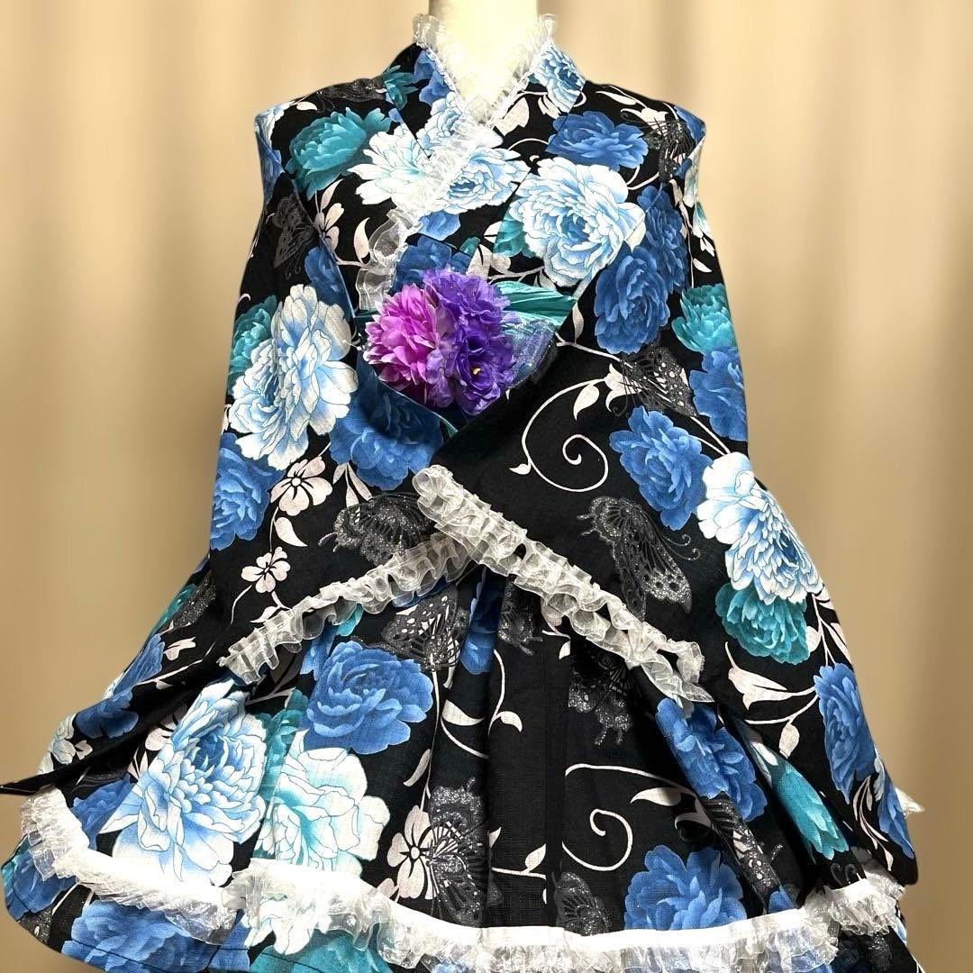 AD④ 浴衣　地雷系　量産型　ドレス　姫ギャル