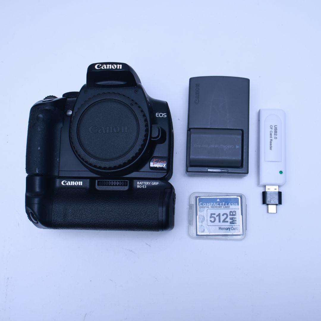 スマホ転送可 Canon Kiss X 一眼レフデジタルカメラ バッテリーパック