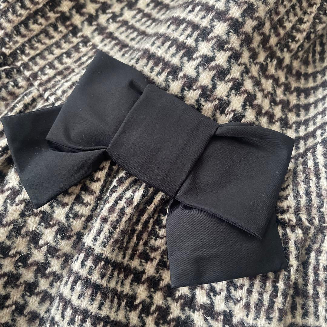 美品エムズグレイシー　ジャンパースカート　千鳥格子36