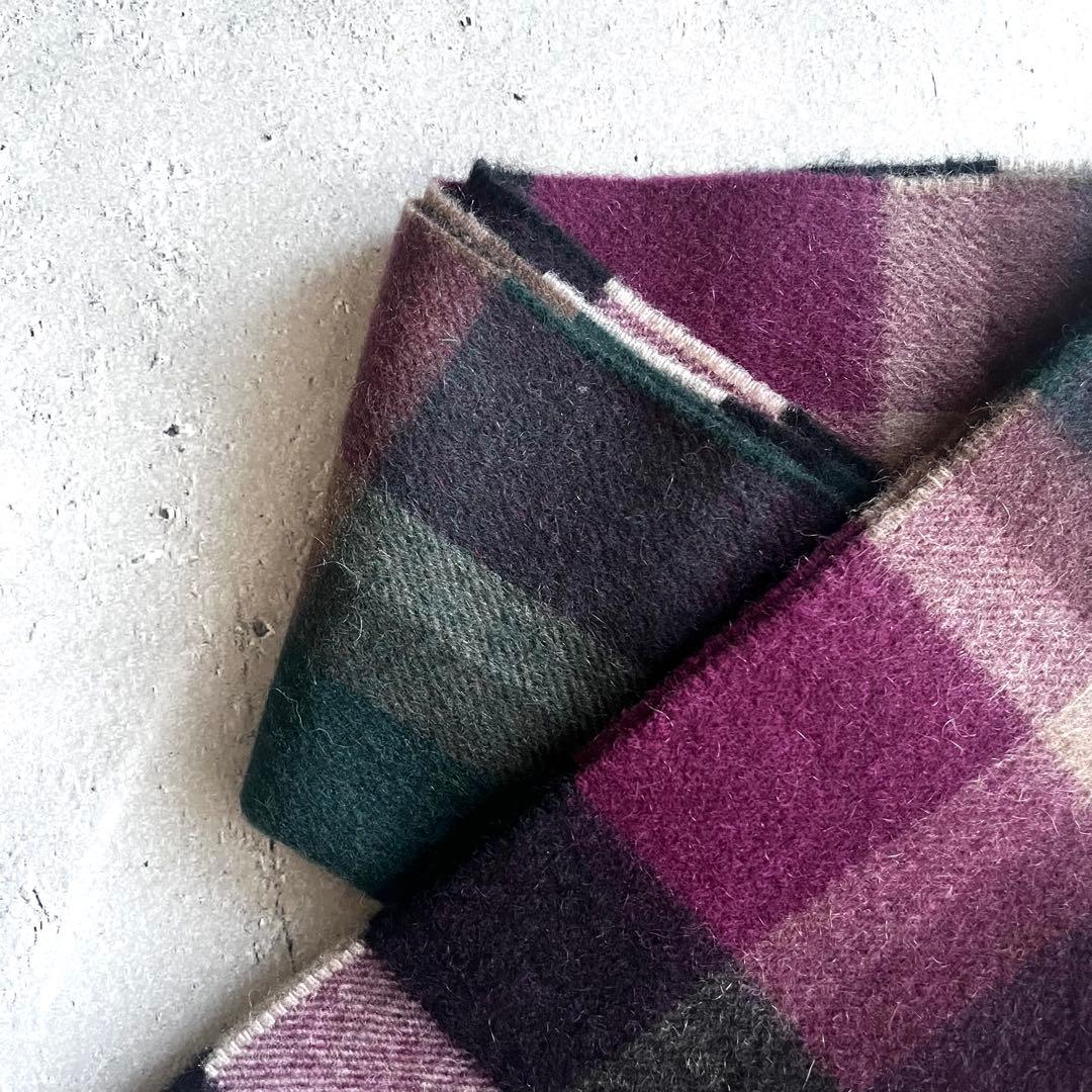 【Sky】Joshua Ellis ＊ カシミヤ マフラー100%