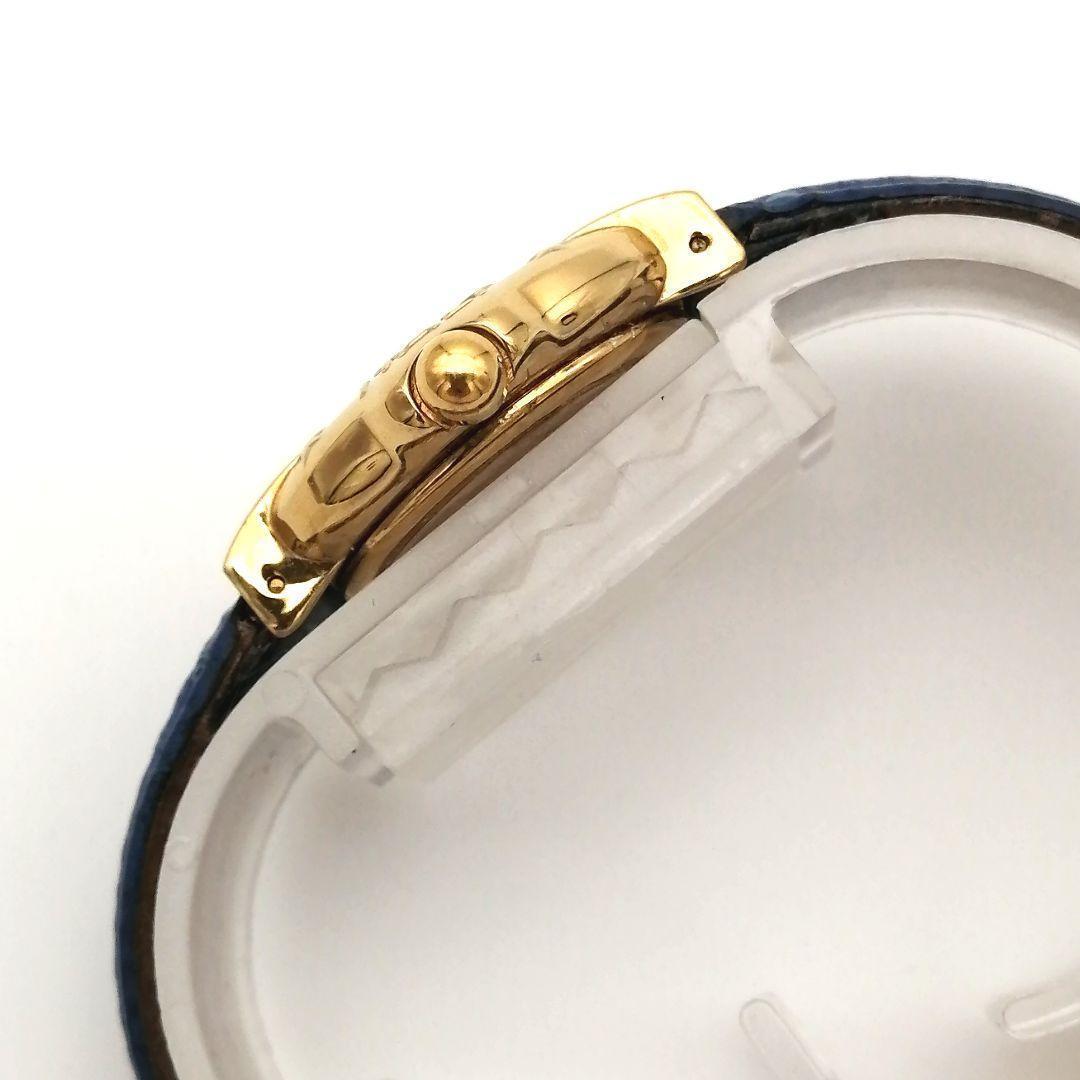 稼働✨ FENDI　腕時計　シェル文字盤　430L　ゴールド　ロゴ　【新品電池】