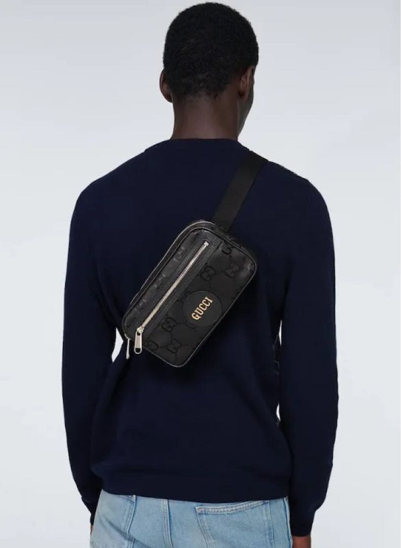 GUCCI グッチ ボディバッグ・ウエストポーチ ブラック オブザグリッド