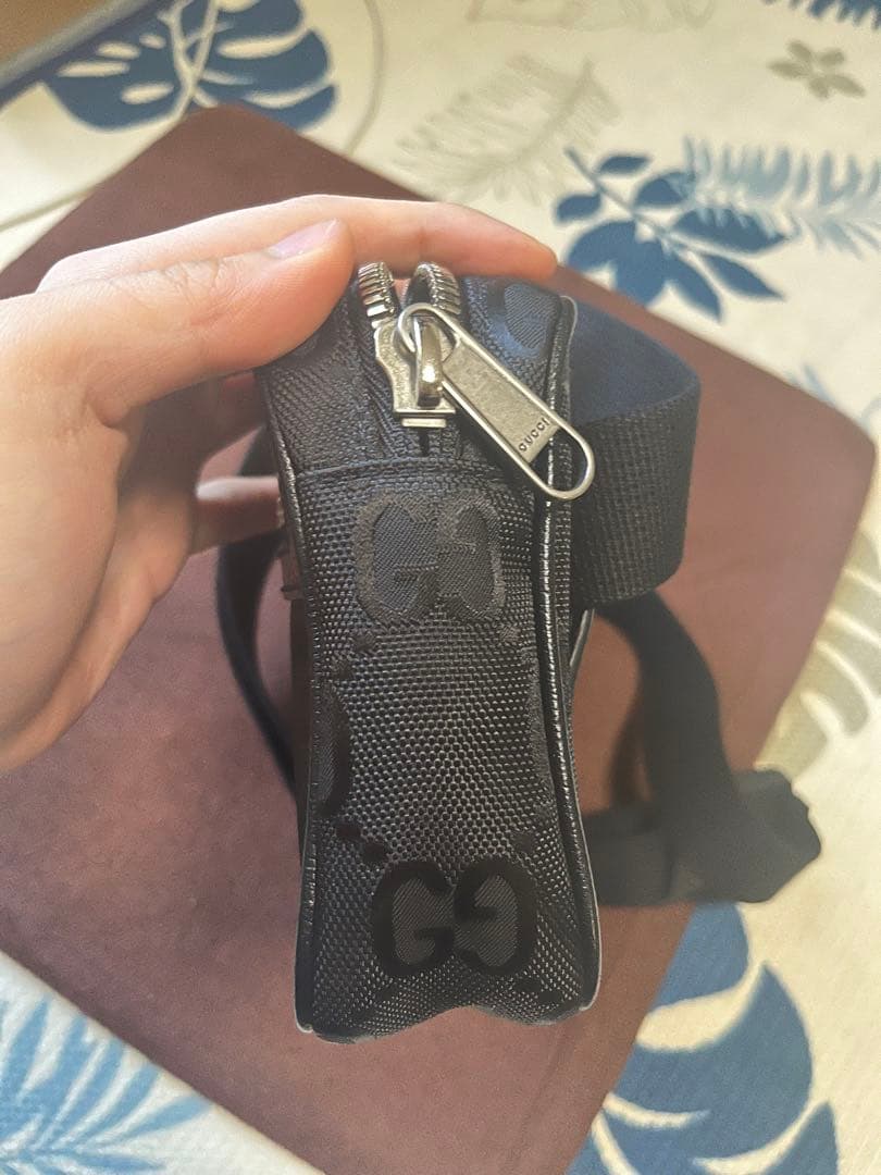 GUCCI グッチ ボディバッグ・ウエストポーチ ブラック オブザグリッド