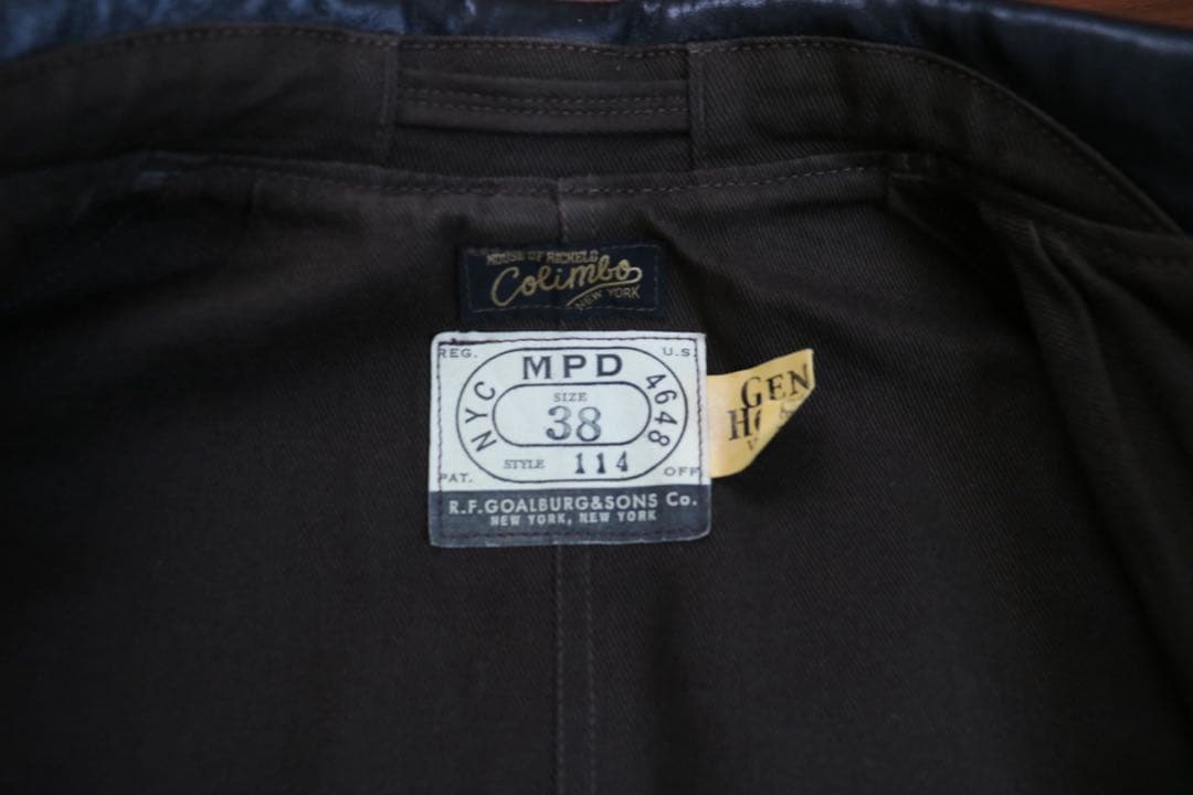 る*う様 コリンボ　ストックマンズコート　カーコート　レザージャケット