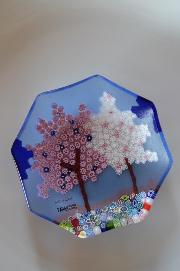 宮田 ミルフィオリ プレート ガラス 検索/藤田喬平/田子美紀/江波冨士子