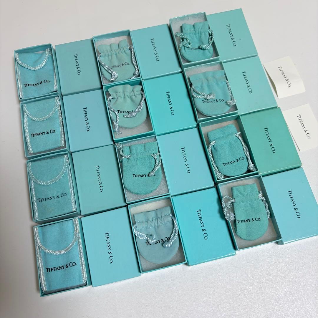 ティファニー　旧型　巾着袋　空箱　12個セット　アクセサリー入れ　ミニサイズ