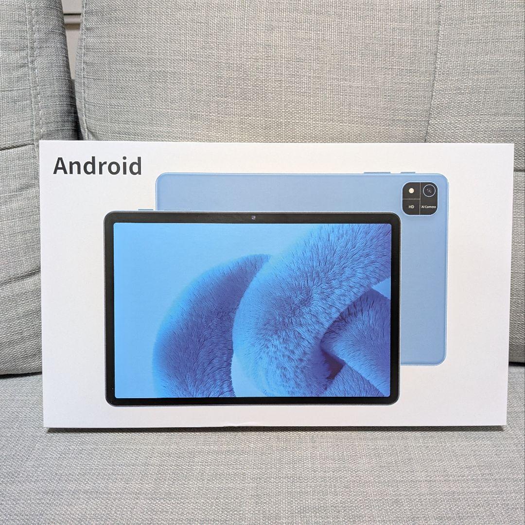 Android15 タブレット 10インチ 12GB+64GB+2TB ブルー